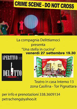 Aperitivo con delitto una stella in cucina